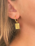 Sunburst Hoop Earrings