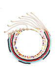 Beaded Bubble Initial Necklace