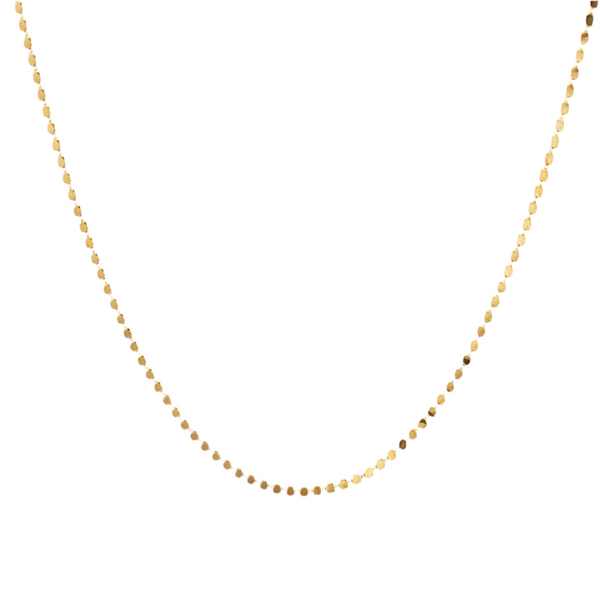 Flat Disc Necklace