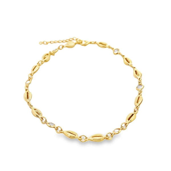 Back to Gold Cowrie Bracelet