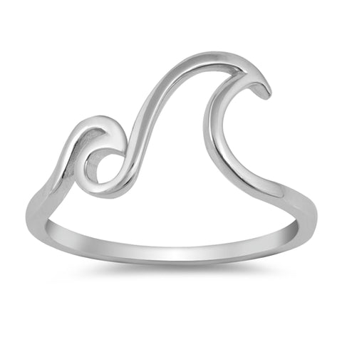 Double Waves Ring