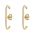 Hooked On You Suspender Cuff Earrings