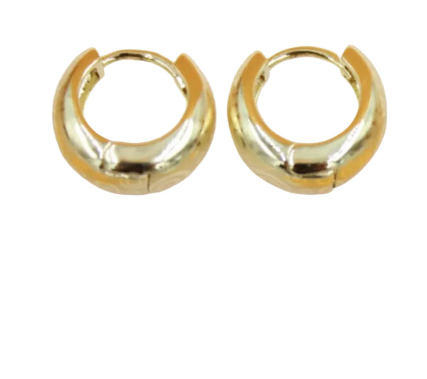 Chunky Huggie Hoops