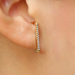 Hooked On You Suspender Cuff Earrings