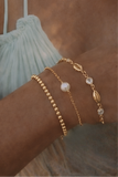 Back to Gold Cowrie Bracelet