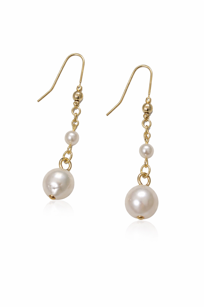 Untamed Pearl Drop Earrings