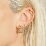 Flora Hoop Earrings