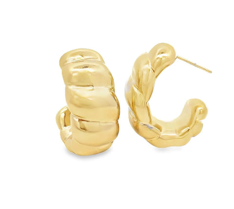 Croissant Twist Earrings