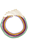 Beaded Bubble Initial Necklace