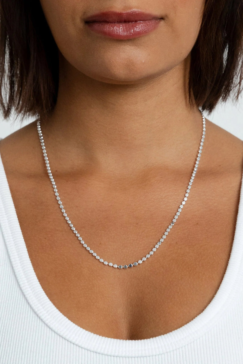 Flat Disc Necklace
