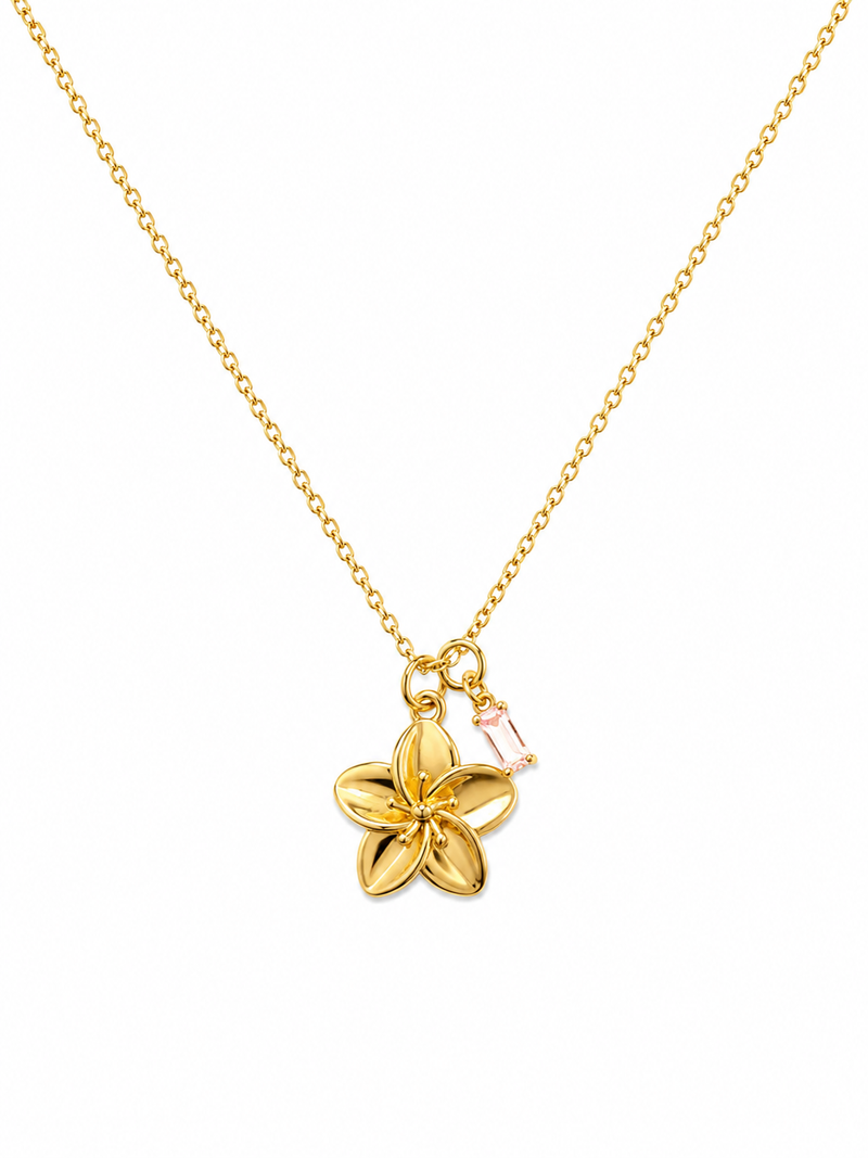 Hibiscus Bloom Pendant Necklace