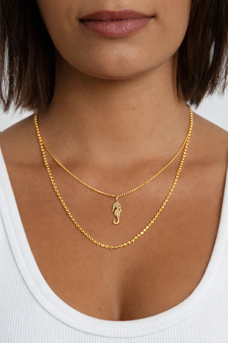 Flat Disc Necklace