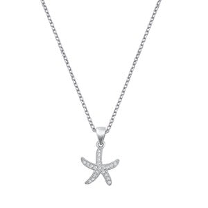 Shimmering Seastar Pendant Necklace