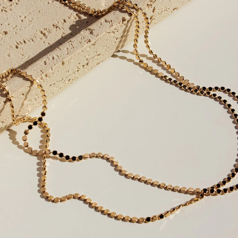Flat Disc Necklace