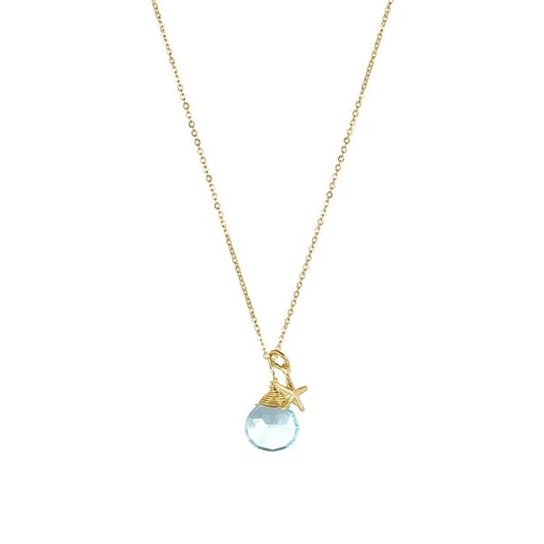 Aqua Marine Necklace