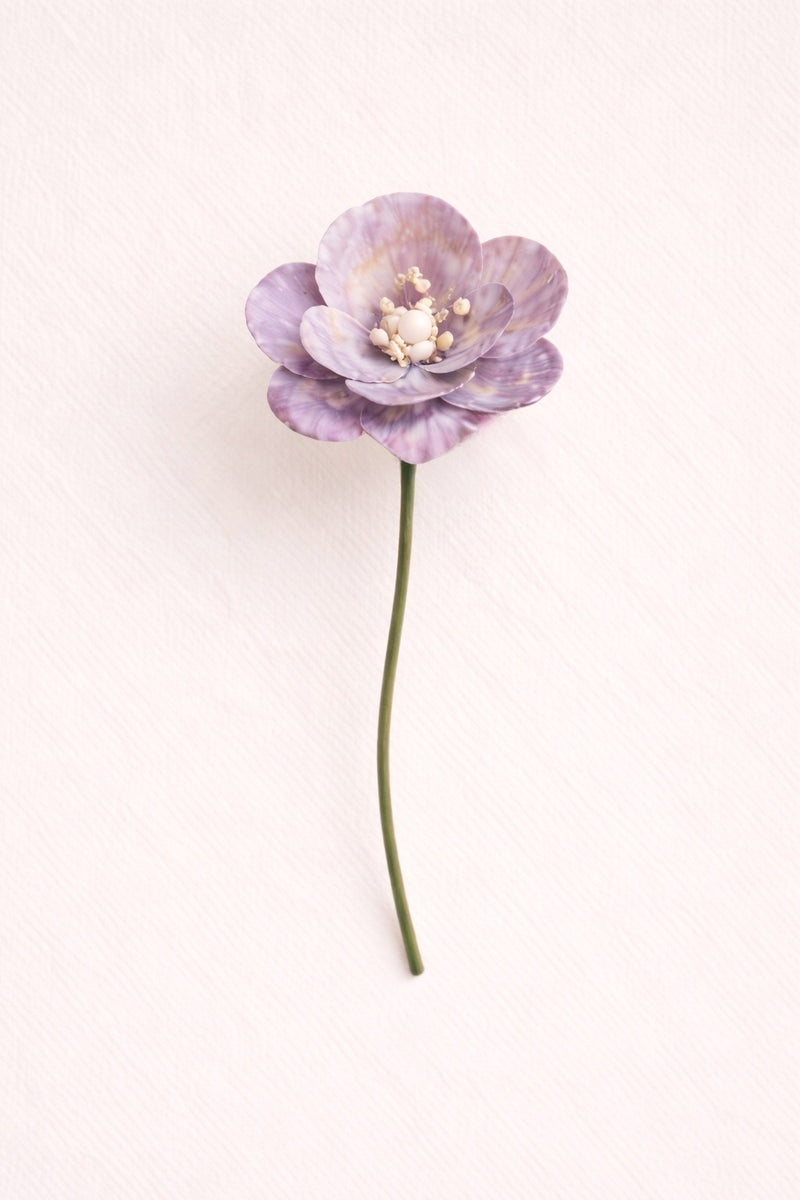 Sand Dollar Bloom - handmade shell floral
