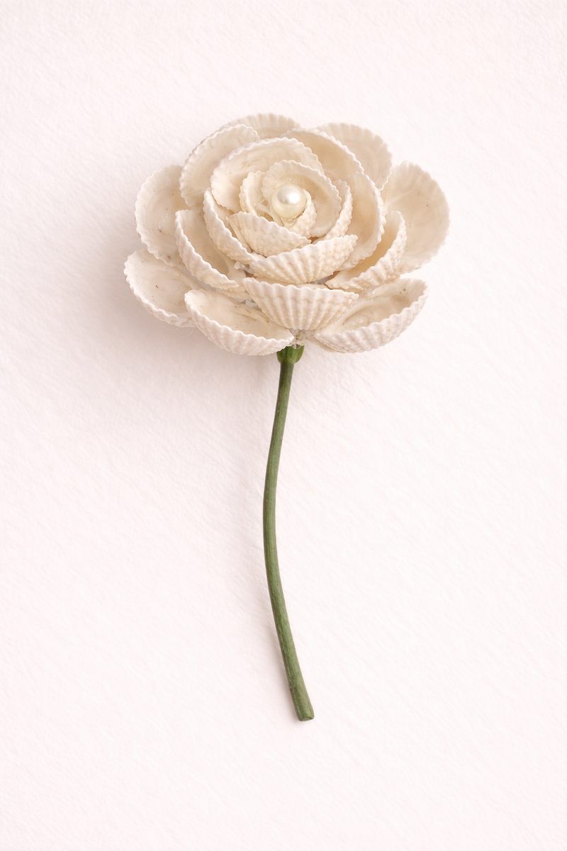Tide Pool Orchid - handmade shell floral