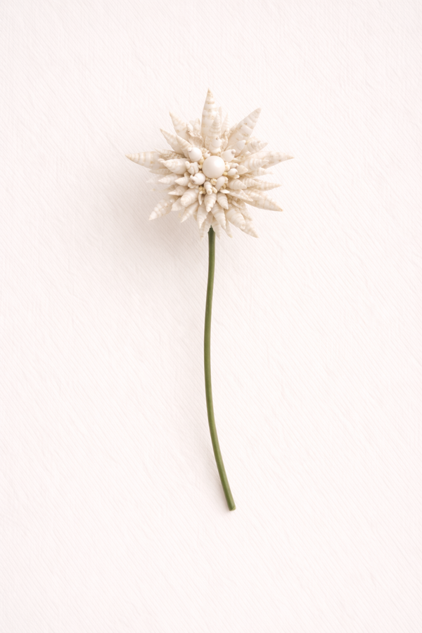 Pearl Magnolia - handmade shell floral