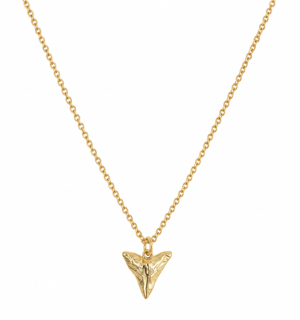 Coastal Nugget Shark Tooth Pendant Necklace