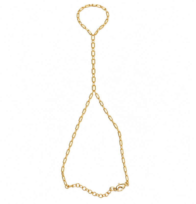 Paperclip Link Hand Chain