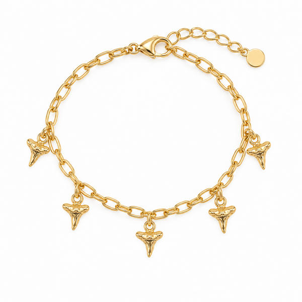 Shark Tooth Charm Bracelet