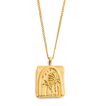 Tropical Oasis Palm Tree Pendant Necklace