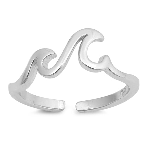 Little Waves Toe Ring