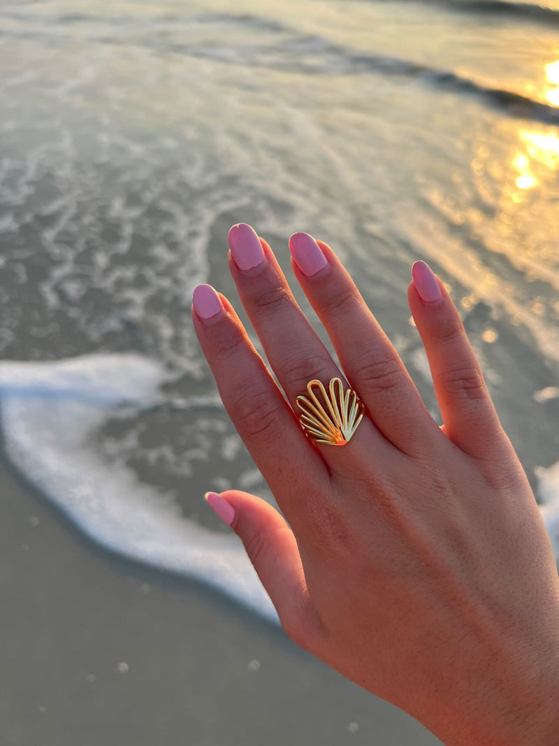 Seashell Cocktail Ring