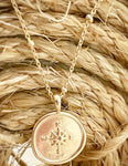 Seeker Compass Coin Necklace