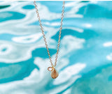 She Shell Golden Cowrie Pendant Necklace