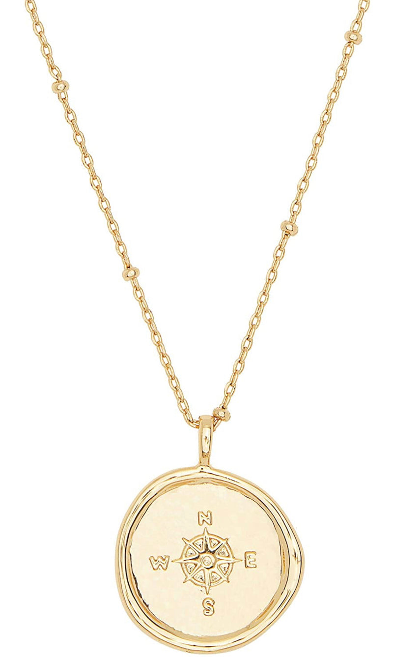 Seeker Compass Coin Necklace