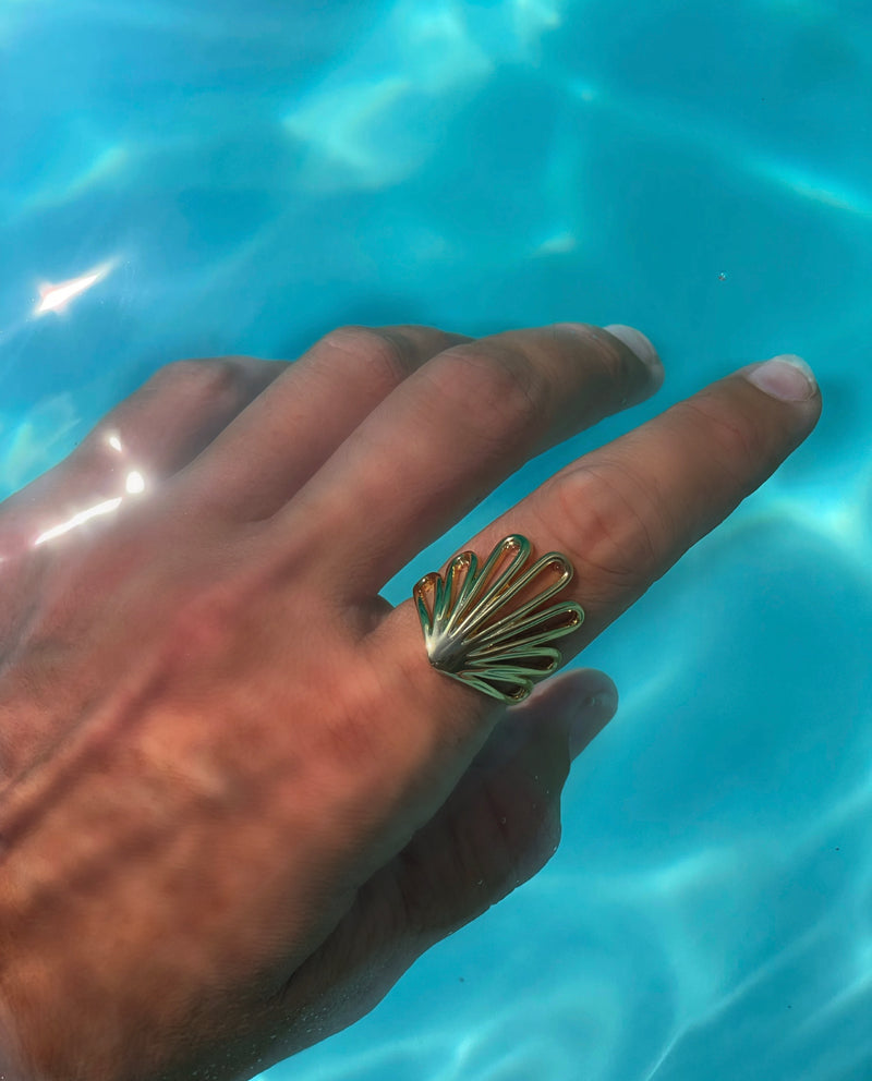 Seashell Cocktail Ring